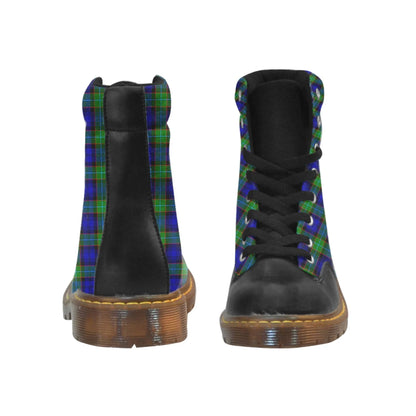 Sempill Modern Tartan Plaid Apache Boots