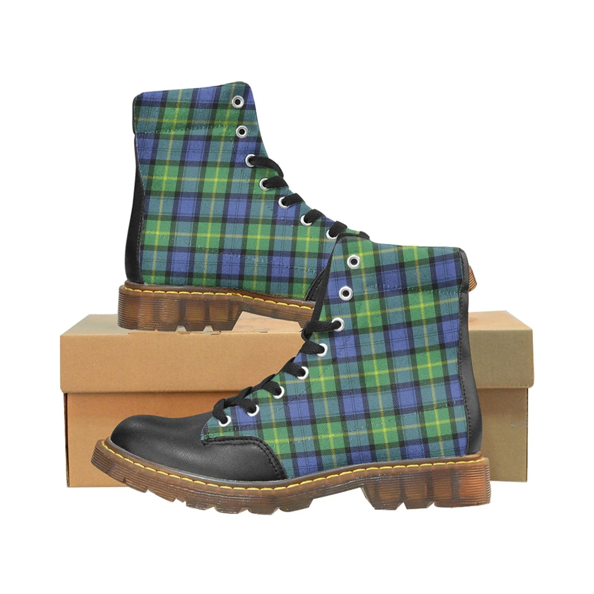 Gordon Old Ancient Tartan Plaid Apache Boots