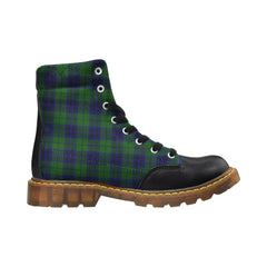 Keith Modern Tartan Plaid Apache Boots