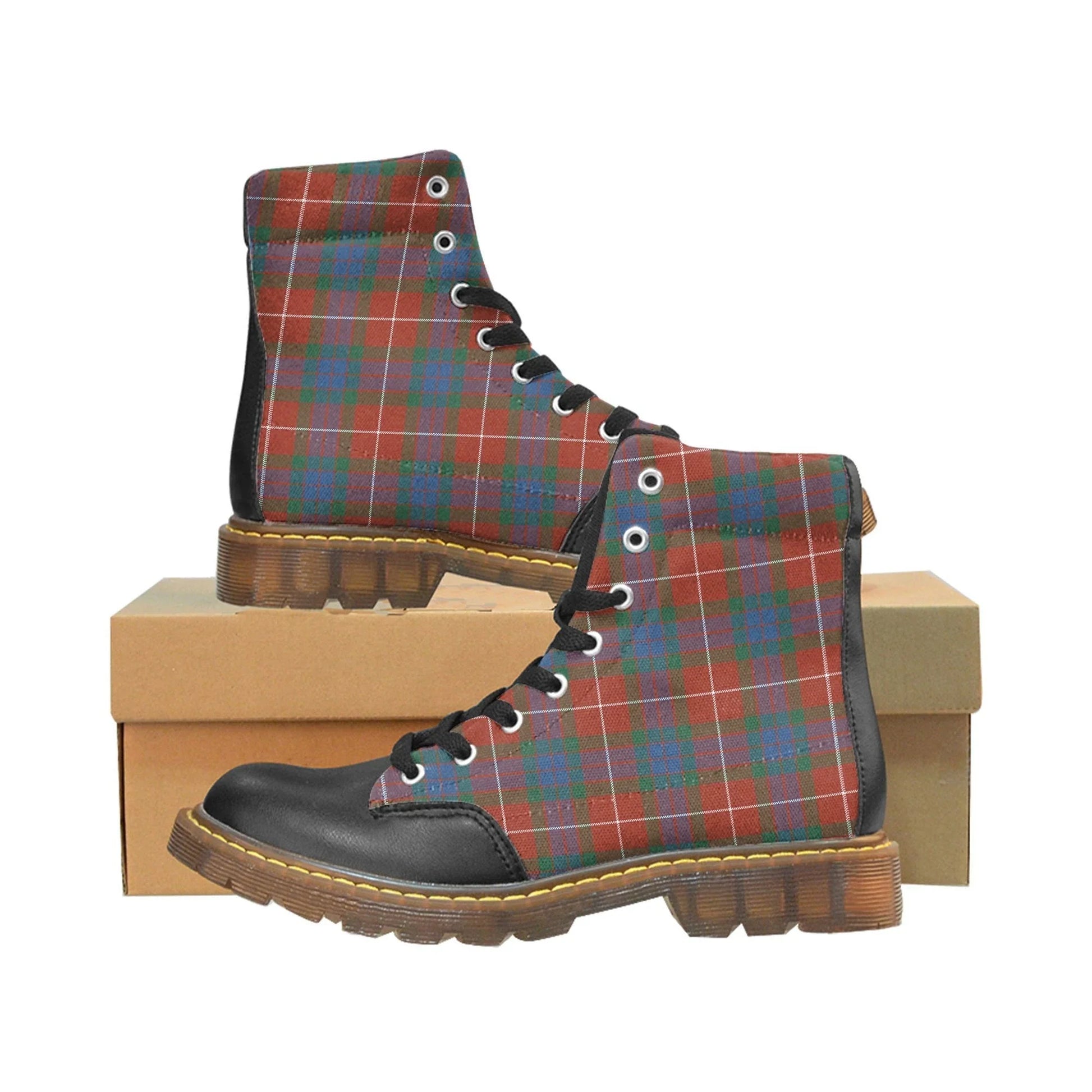 Fraser Ancient Tartan Plaid Apache Boots