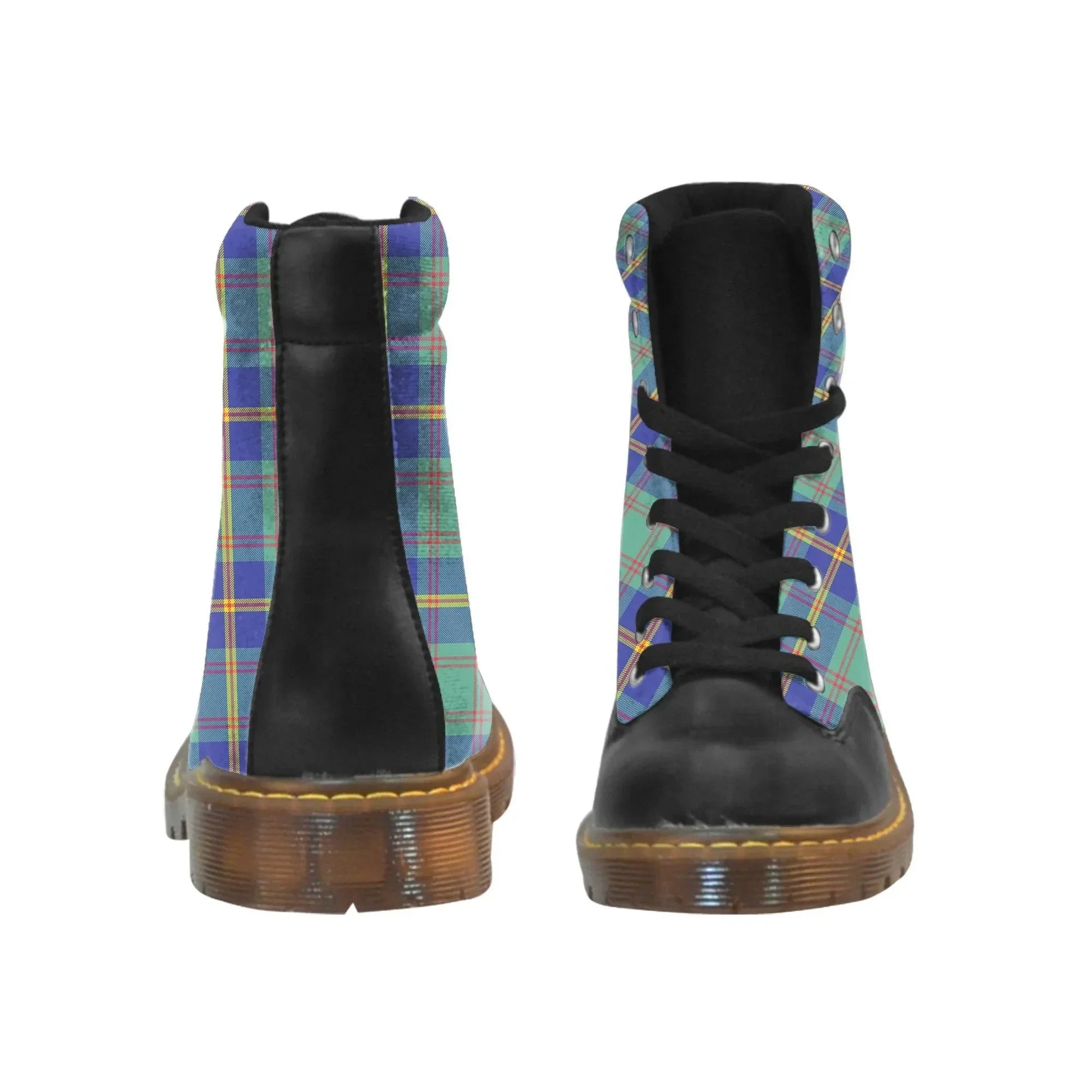 Us Marine Tartan Plaid Apache Boots