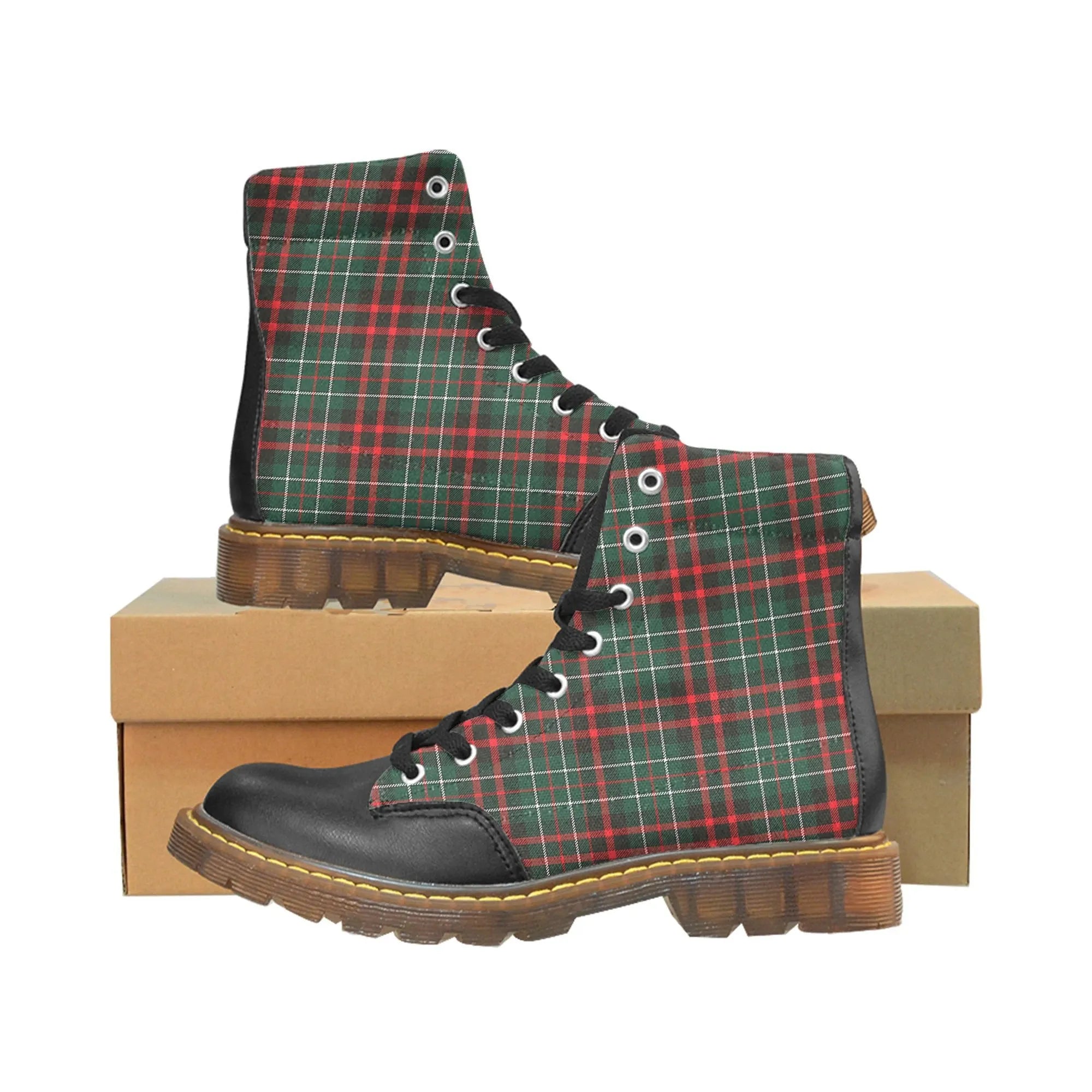 Macdiarmid Modern Tartan Plaid Apache Boots