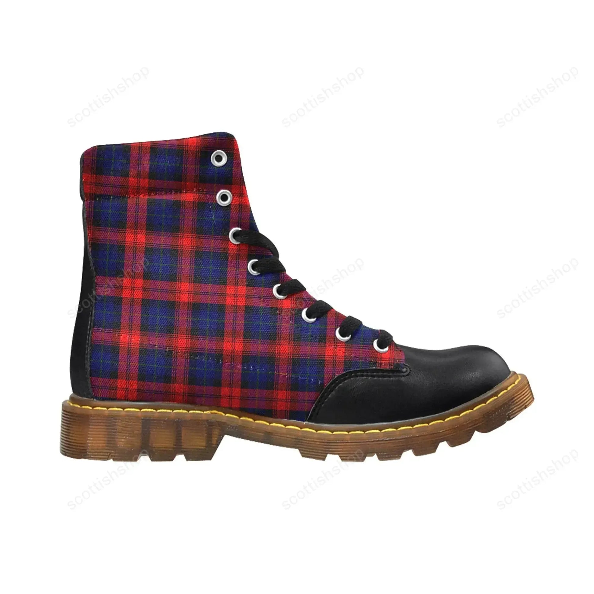 Maclachlan Modern Tartan Plaid Apache Boots