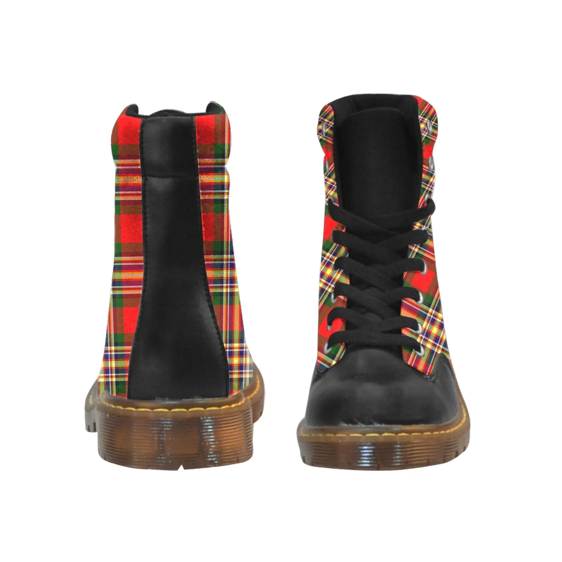 Macgill Modern Tartan Plaid Apache Boots