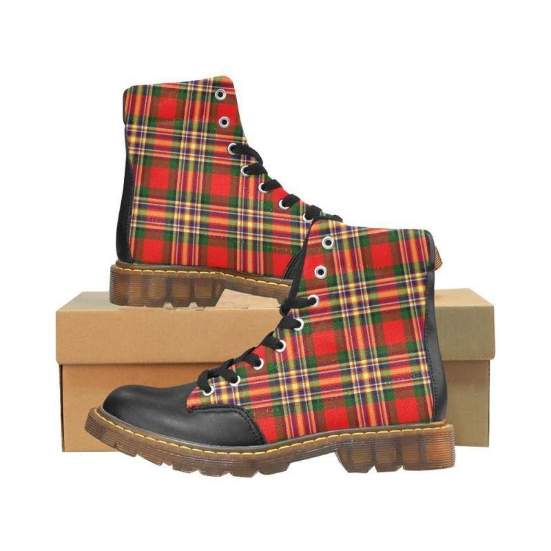 Macgill Modern Tartan Plaid Apache Boots