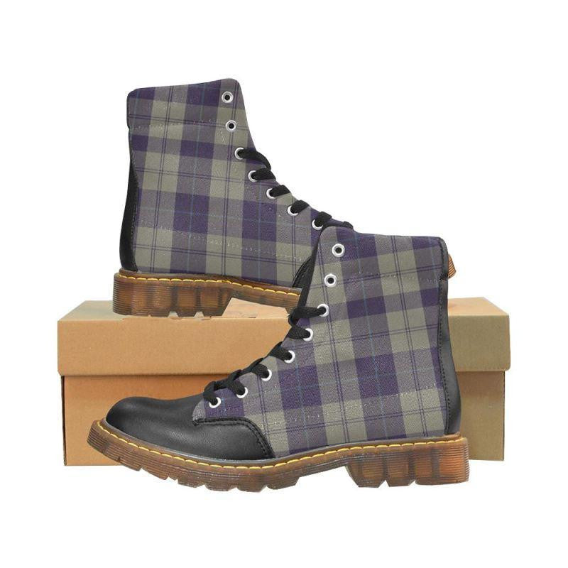 Cunningham Dress Blue Dancers Tartan Plaid Apache Boots