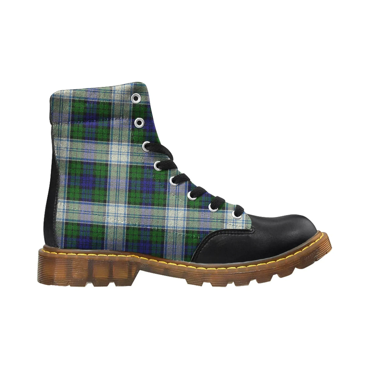 Blackwatch Dress Modern Tartan Plaid Apache Boots