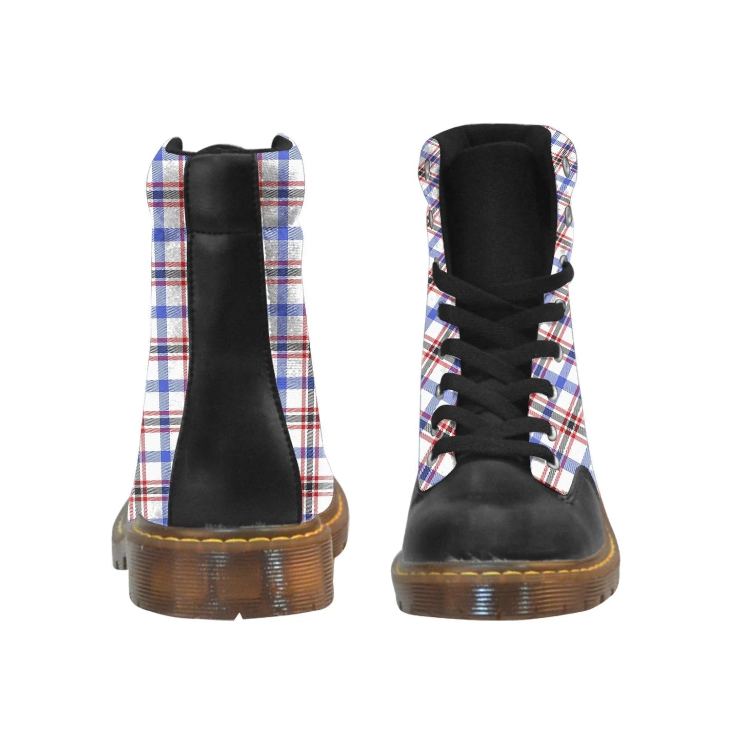 Boswell Modern Tartan Plaid Apache Boots