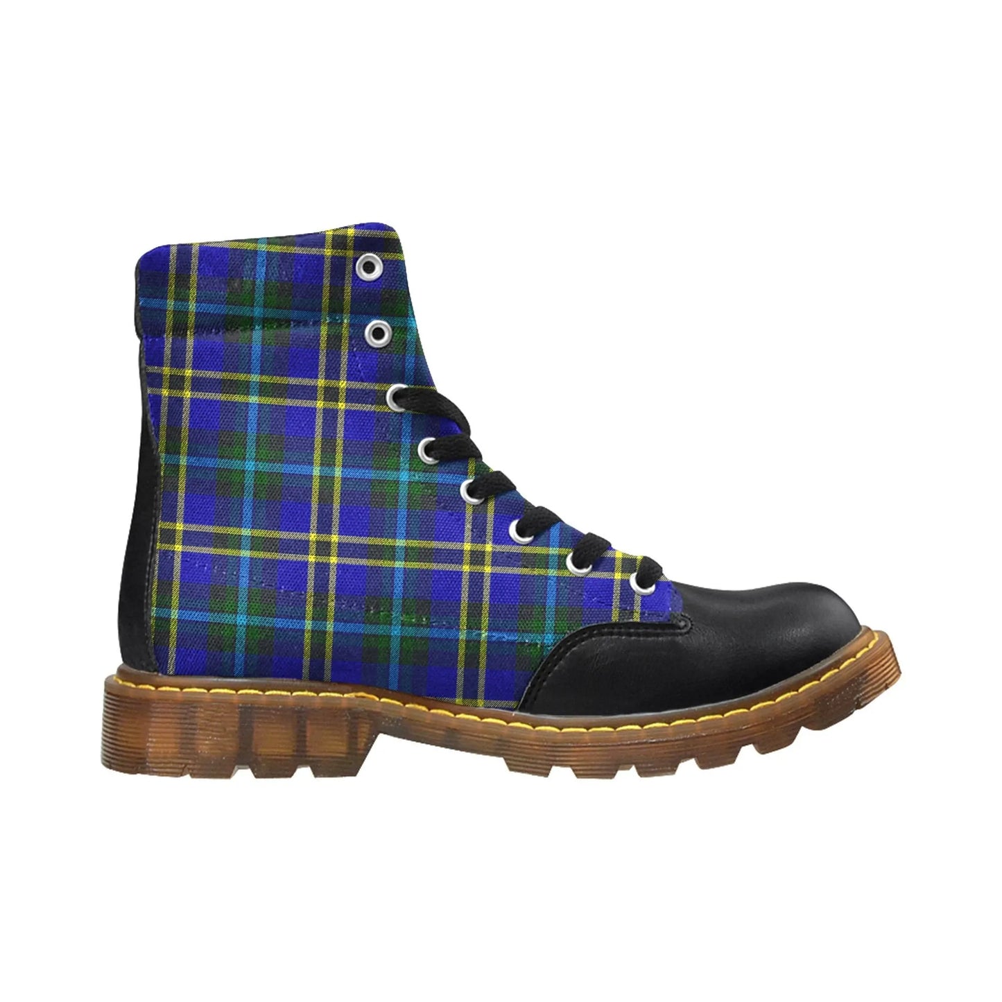 Weir Modern Tartan Plaid Apache Boots