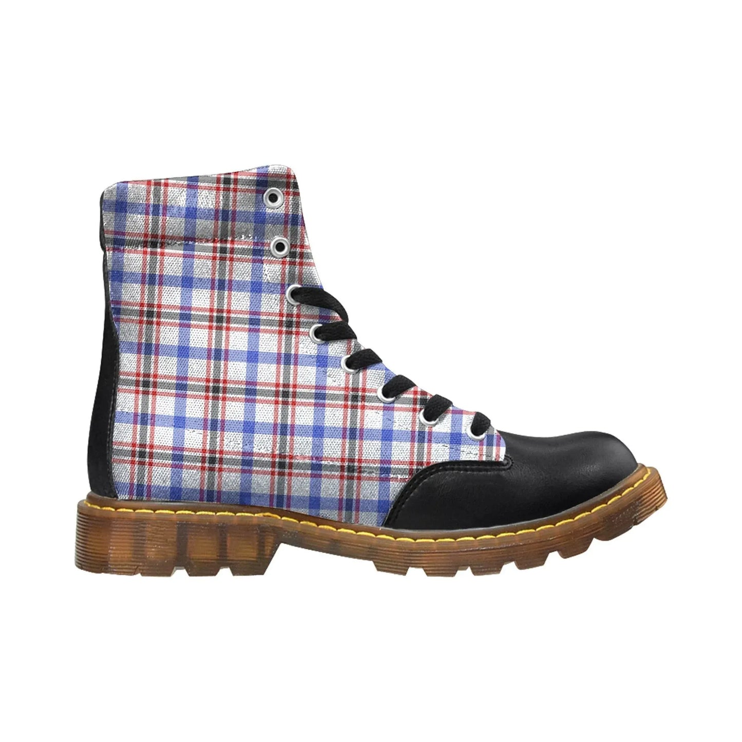 Boswell Modern Tartan Plaid Apache Boots