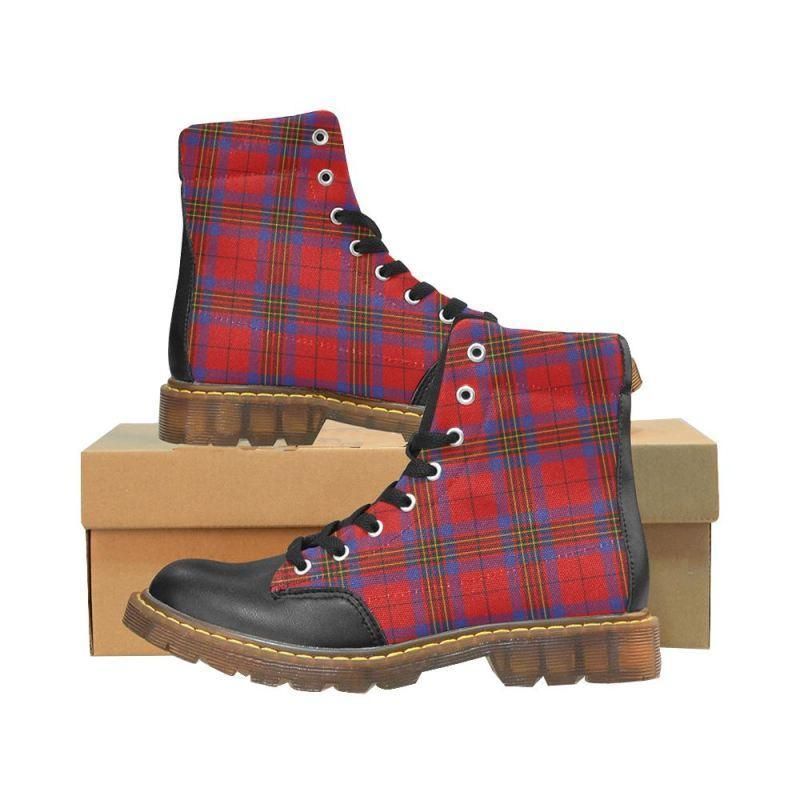 Leslie Modern Tartan Plaid Apache Boots