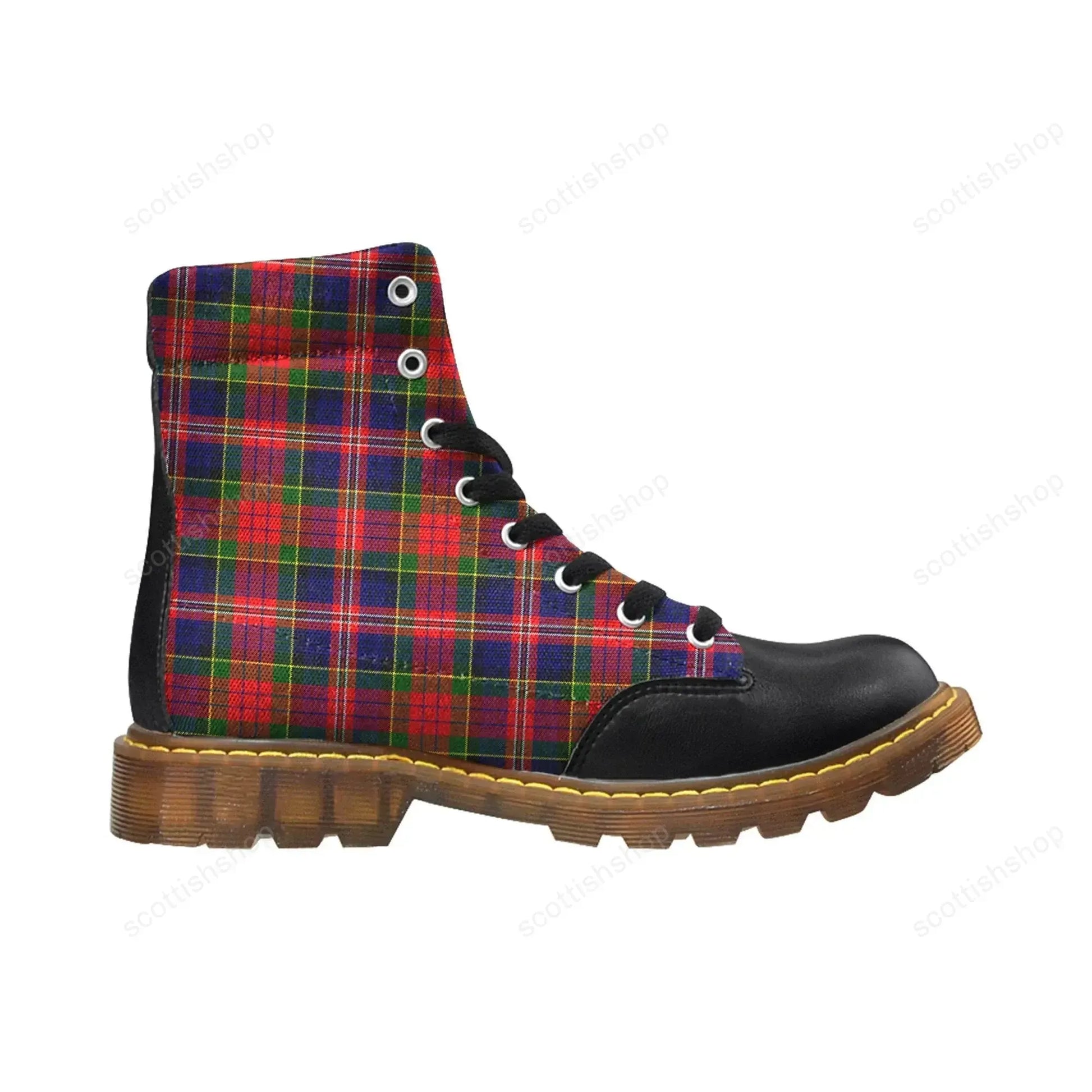 Macpherson Modern Tartan Plaid Apache Boots