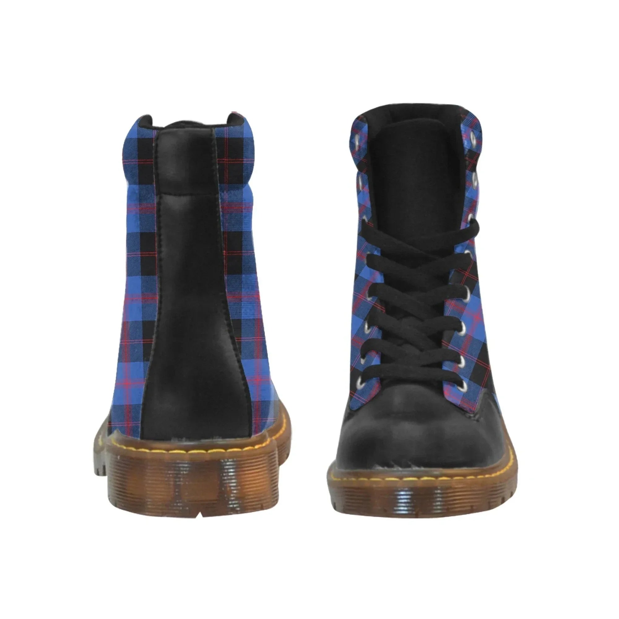 Angus Modern Tartan Plaid Apache Boots