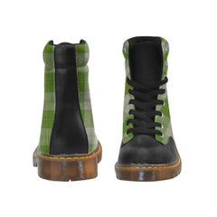 Cunningham Dress Green Dancers Tartan Plaid Apache Boots