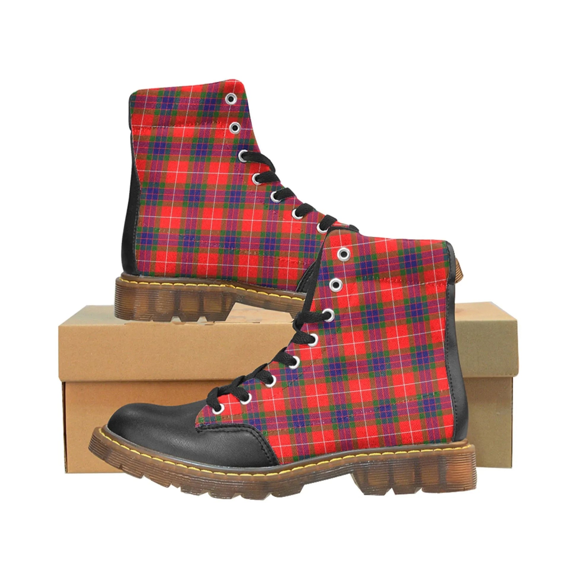 Fraser Modern Tartan Plaid Apache Boots