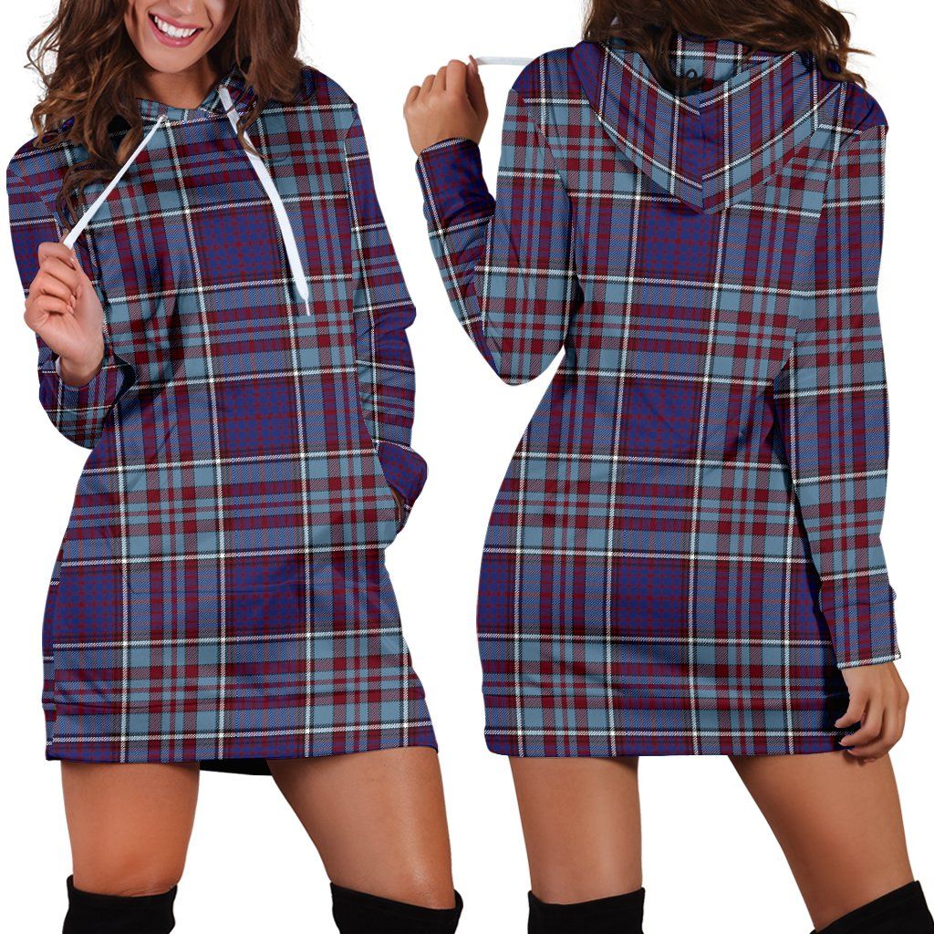RCAF Tartan Plaid Hoodie Dress