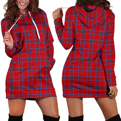 Inverness District Tartan Plaid Hoodie Dress