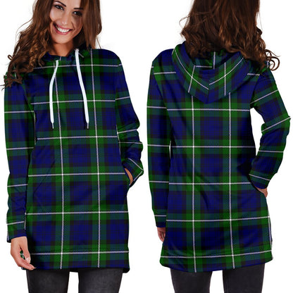 Forbes Modern Tartan Plaid Hoodie Dress