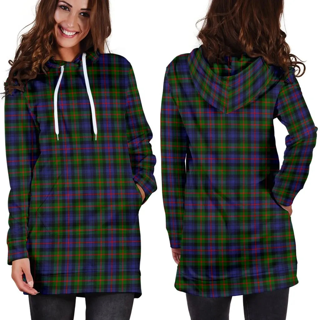 Murray of Atholl Modern Tartan Plaid Hoodie Dress