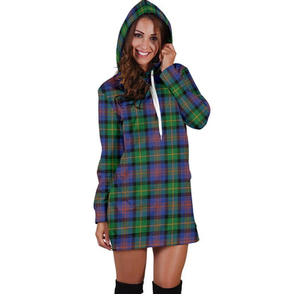 Logan Ancient Tartan Plaid Hoodie Dress