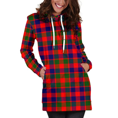 Gow Modern Tartan Plaid Hoodie Dress