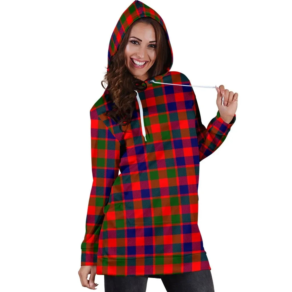 Gow Modern Tartan Plaid Hoodie Dress