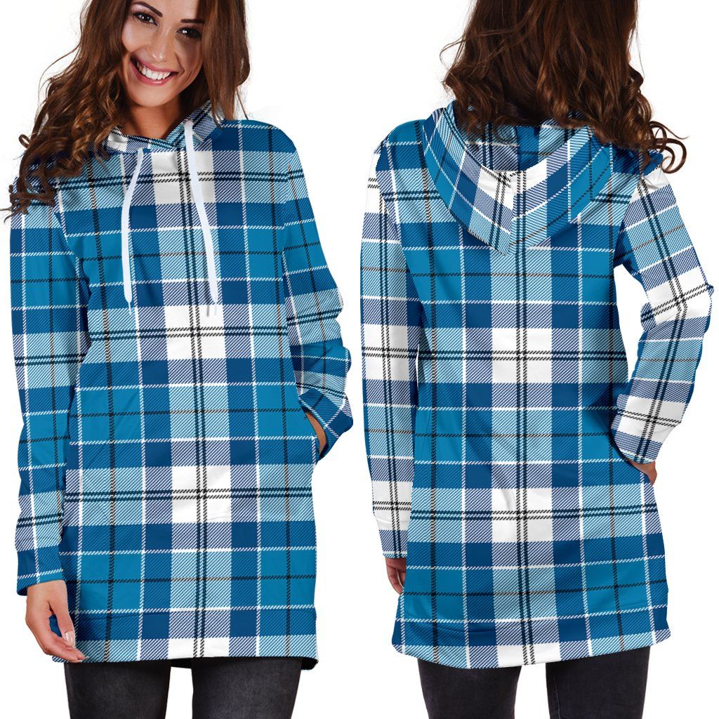 Roberton Tartan Plaid Hoodie Dress