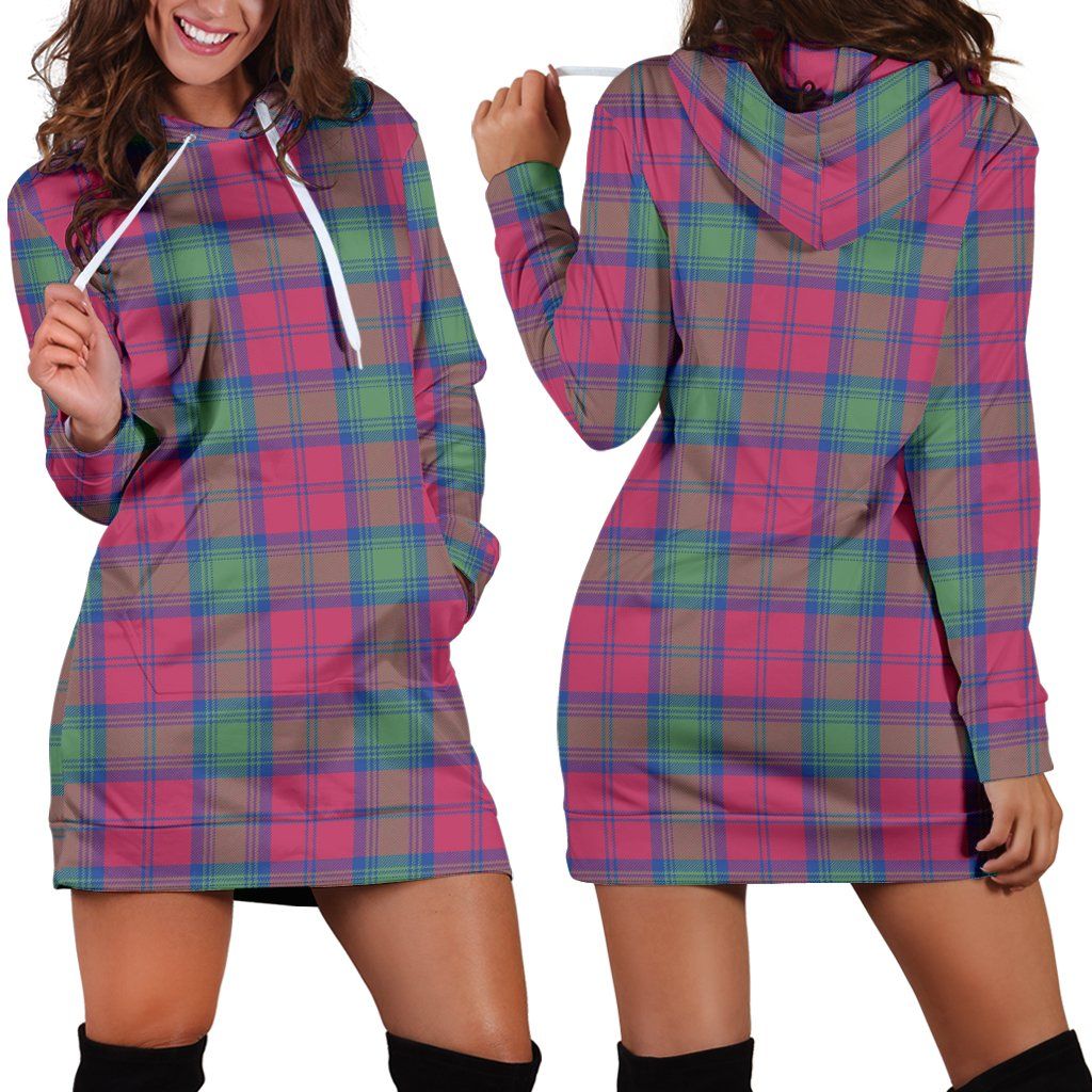 Lindsay Ancient Tartan Plaid Hoodie Dress