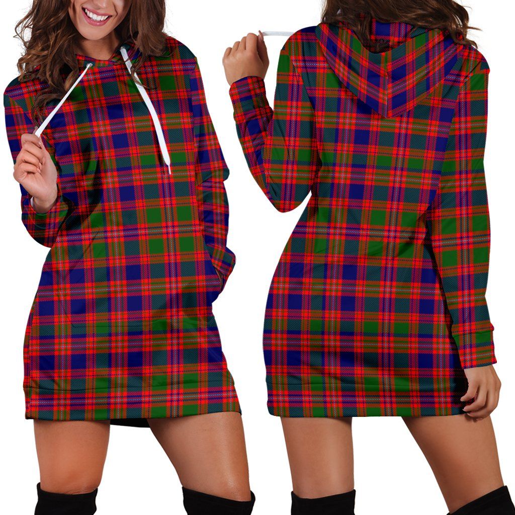 MacIntyre Modern Tartan Plaid Hoodie Dress