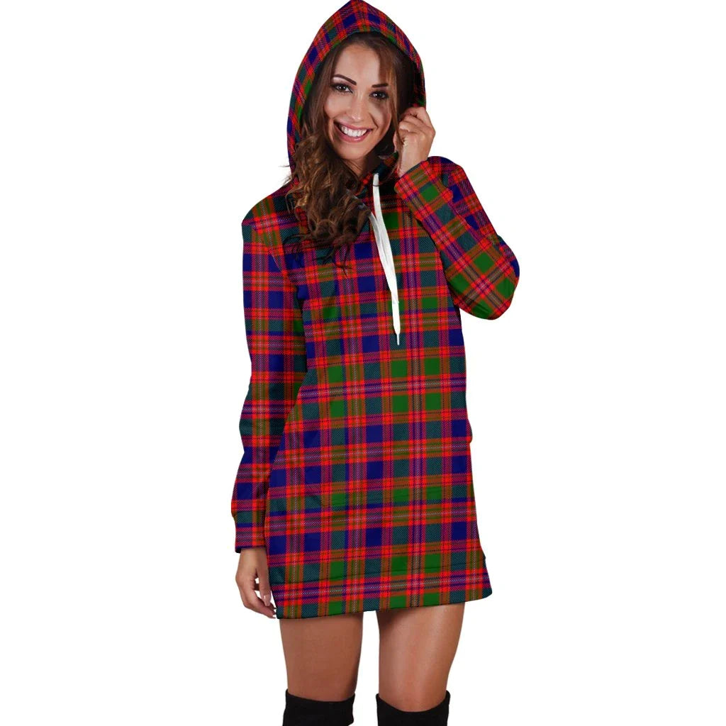 MacIntyre Modern Tartan Plaid Hoodie Dress