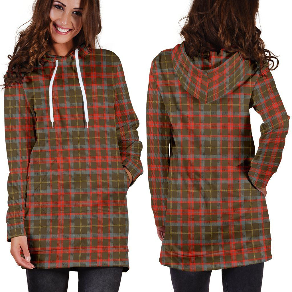 MacKintosh Hunting Weathered Tartan Plaid Hoodie Dress