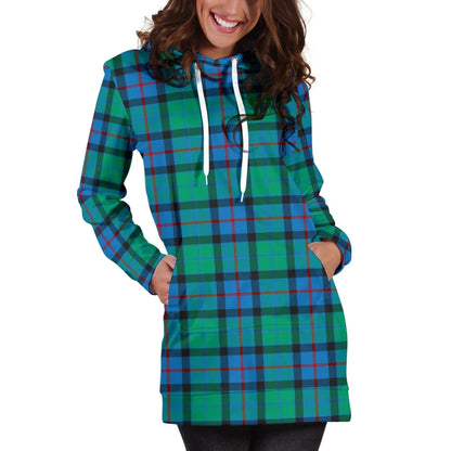 Flower Of Scotland Tartan Plaid Hoodie Dress