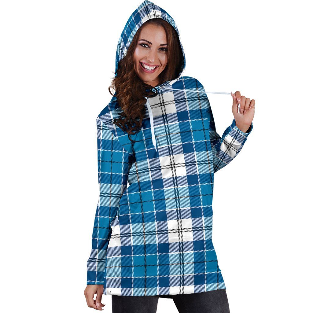 Roberton Tartan Plaid Hoodie Dress