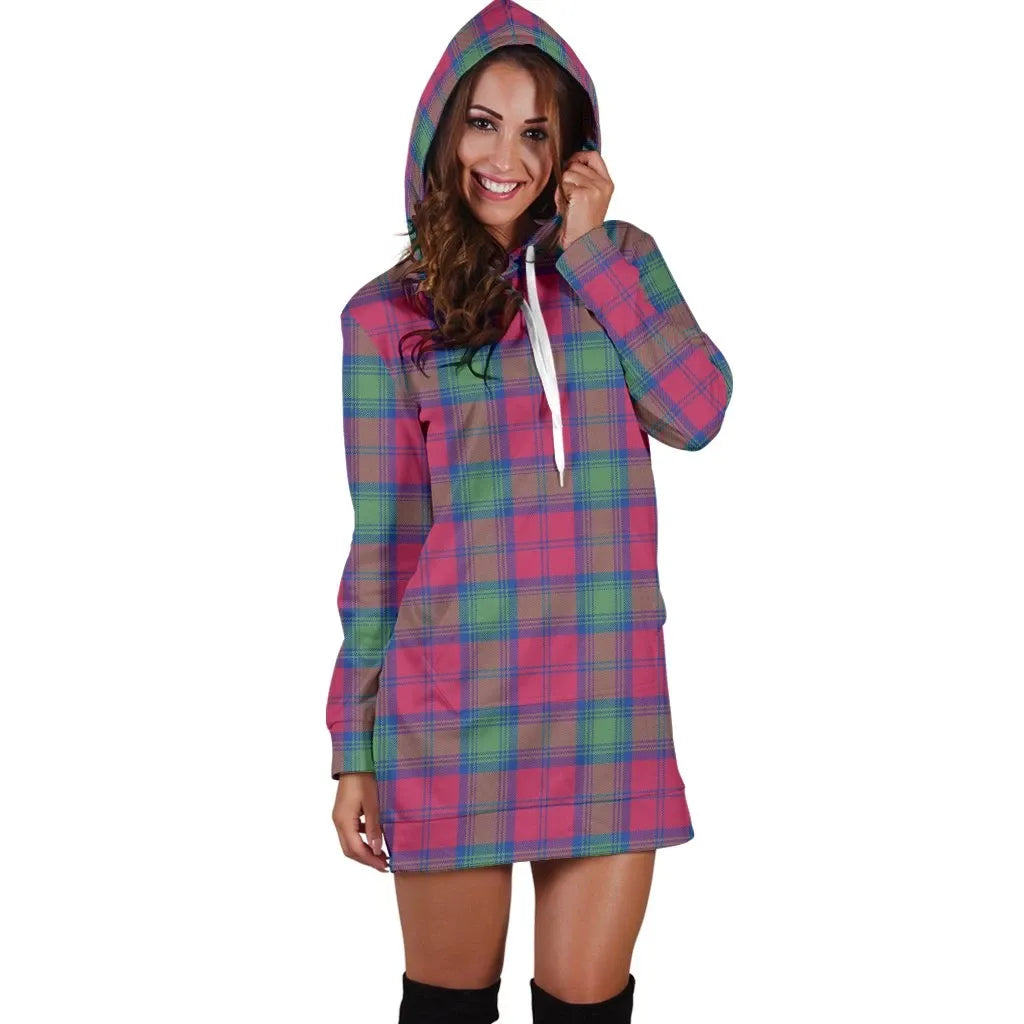 Lindsay Ancient Tartan Plaid Hoodie Dress