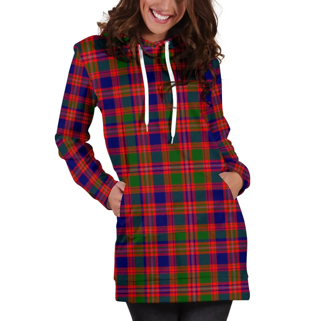 MacIntyre Modern Tartan Plaid Hoodie Dress