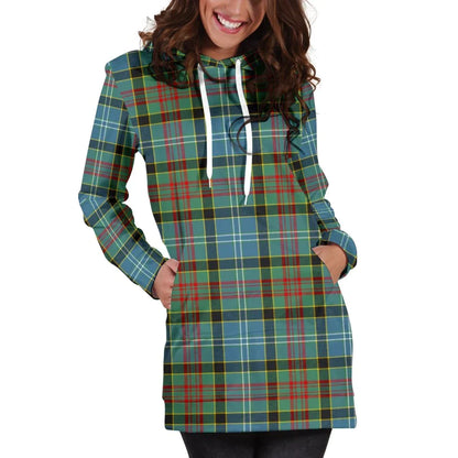 Paisley District Tartan Plaid Hoodie Dress