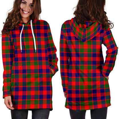 Gow Modern Tartan Plaid Hoodie Dress