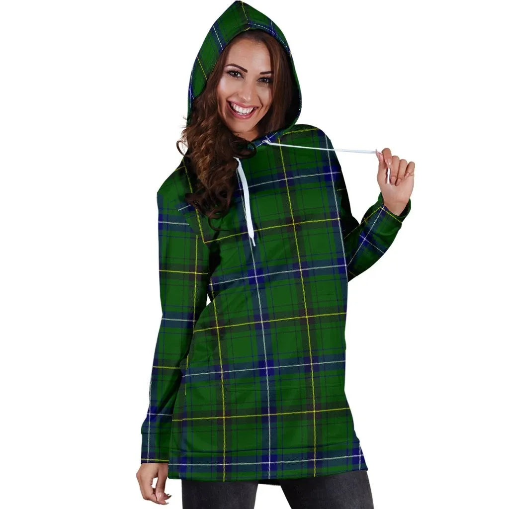 Henderson Modern Tartan Plaid Hoodie Dress