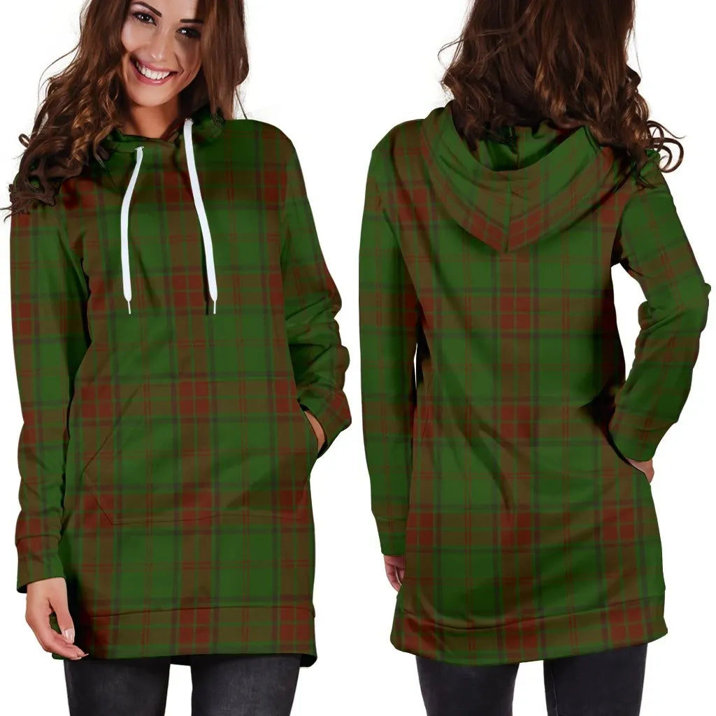 Maxwell Hunting Tartan Plaid Hoodie Dress