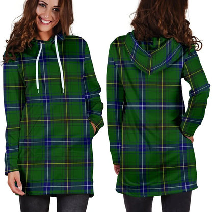 Henderson Modern Tartan Plaid Hoodie Dress