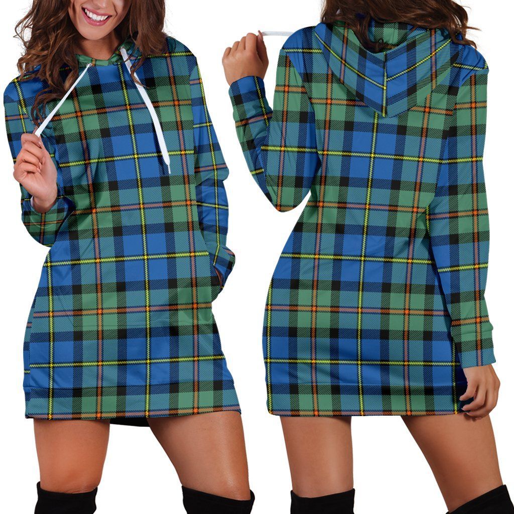 MacLeod of Harris Ancient Tartan Plaid Hoodie Dress