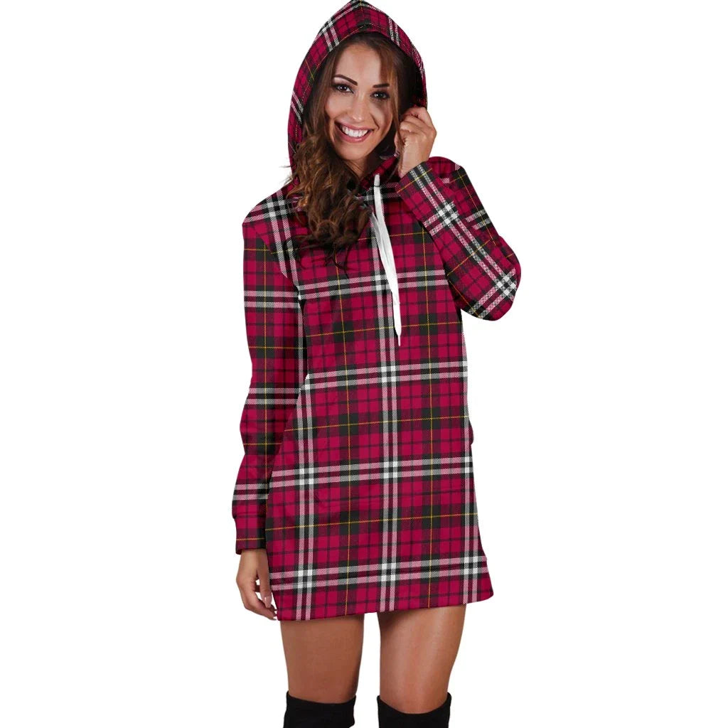 Little Tartan Plaid Hoodie Dress