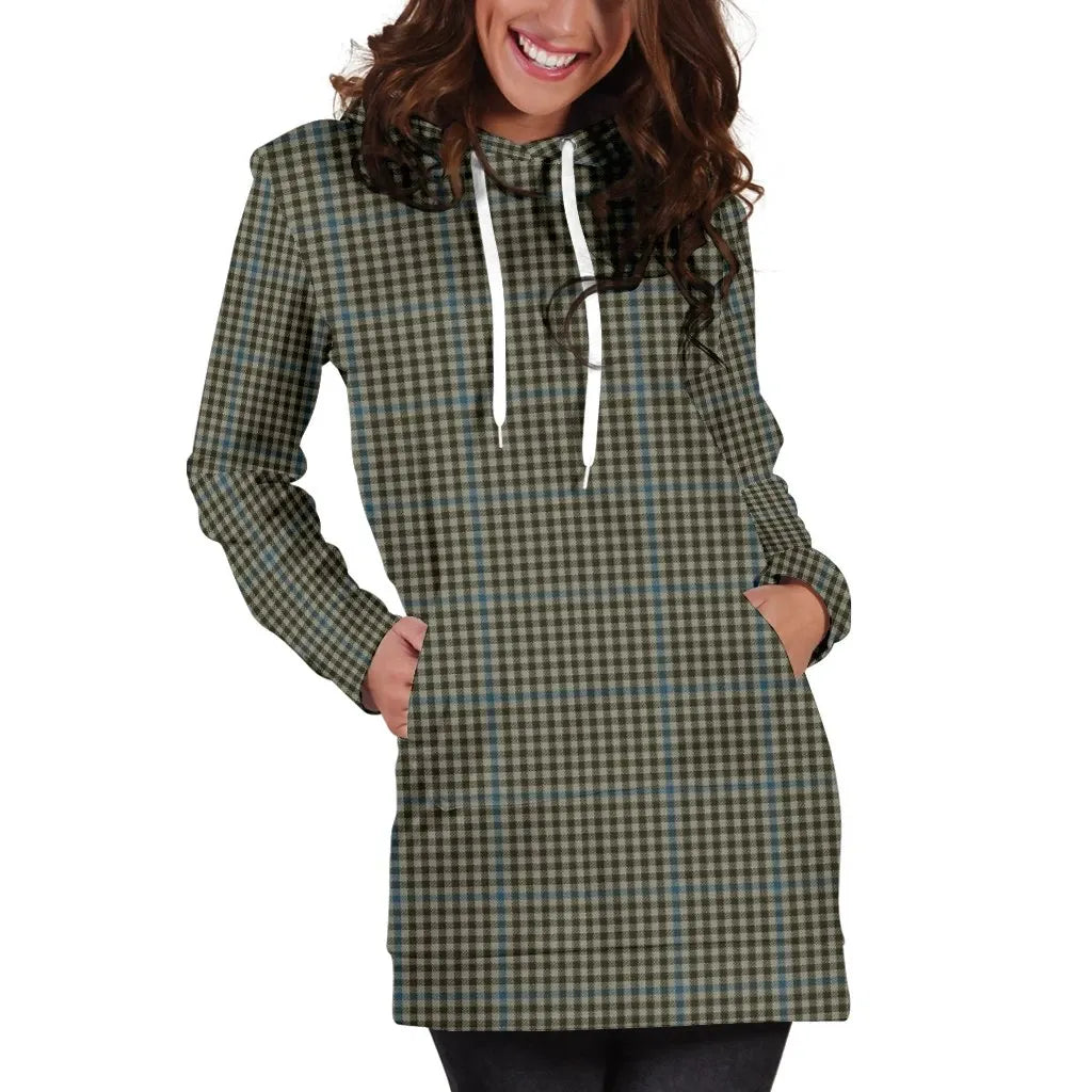 Haig Check Tartan Plaid Hoodie Dress