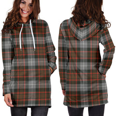 MacRae Hunting Weathered Tartan Plaid Hoodie Dress