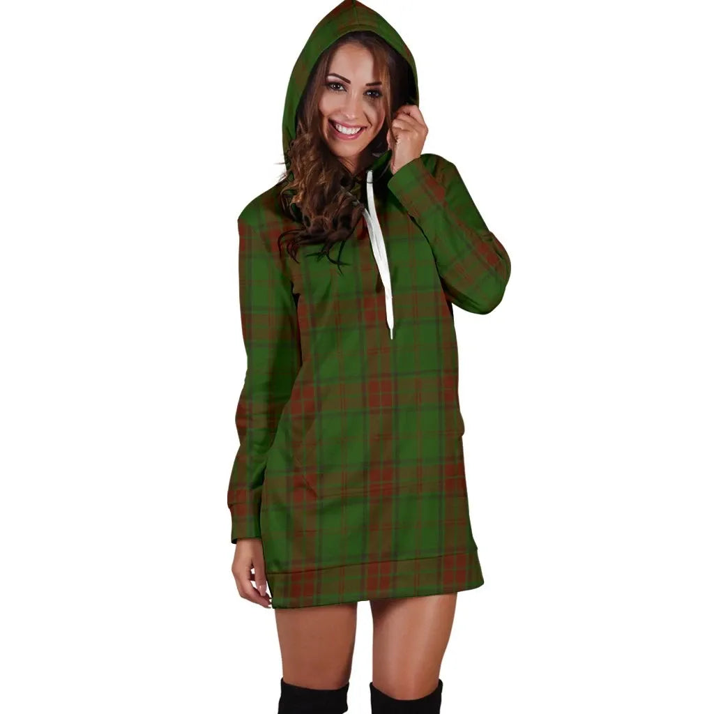 Maxwell Hunting Tartan Plaid Hoodie Dress