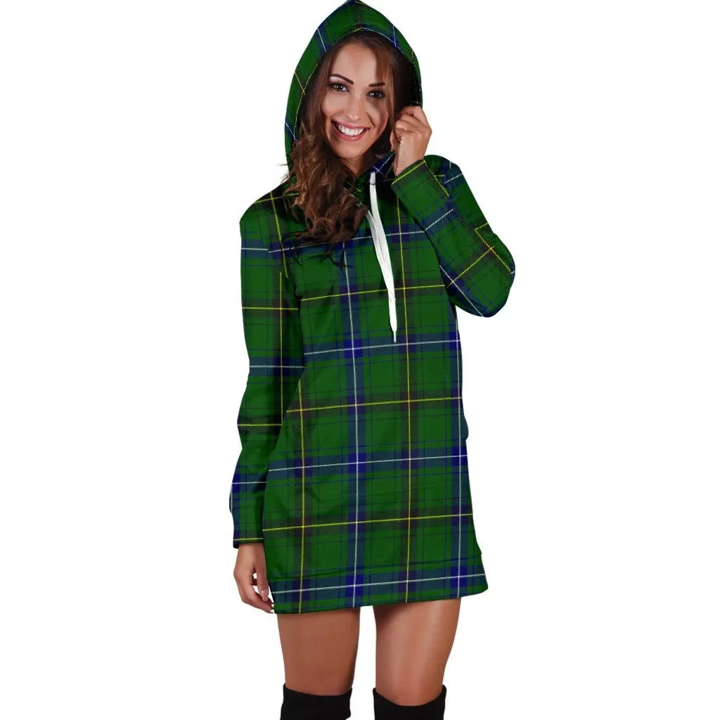 Henderson Modern Tartan Plaid Hoodie Dress