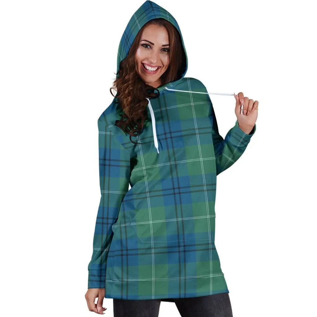 Oliphant Ancient Tartan Plaid Hoodie Dress