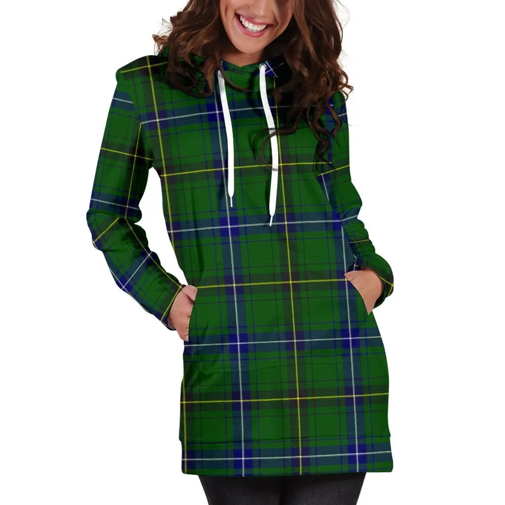 Henderson Modern Tartan Plaid Hoodie Dress