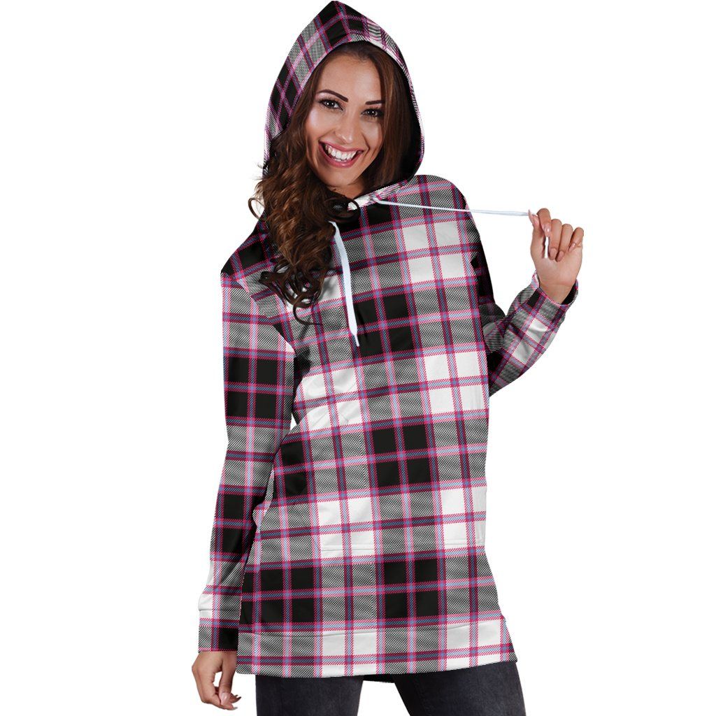 MacPherson Hunting Modern Tartan Plaid Hoodie Dress