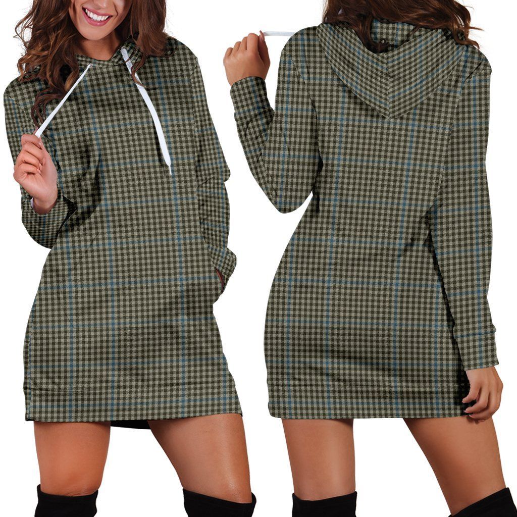 Haig Check Tartan Plaid Hoodie Dress